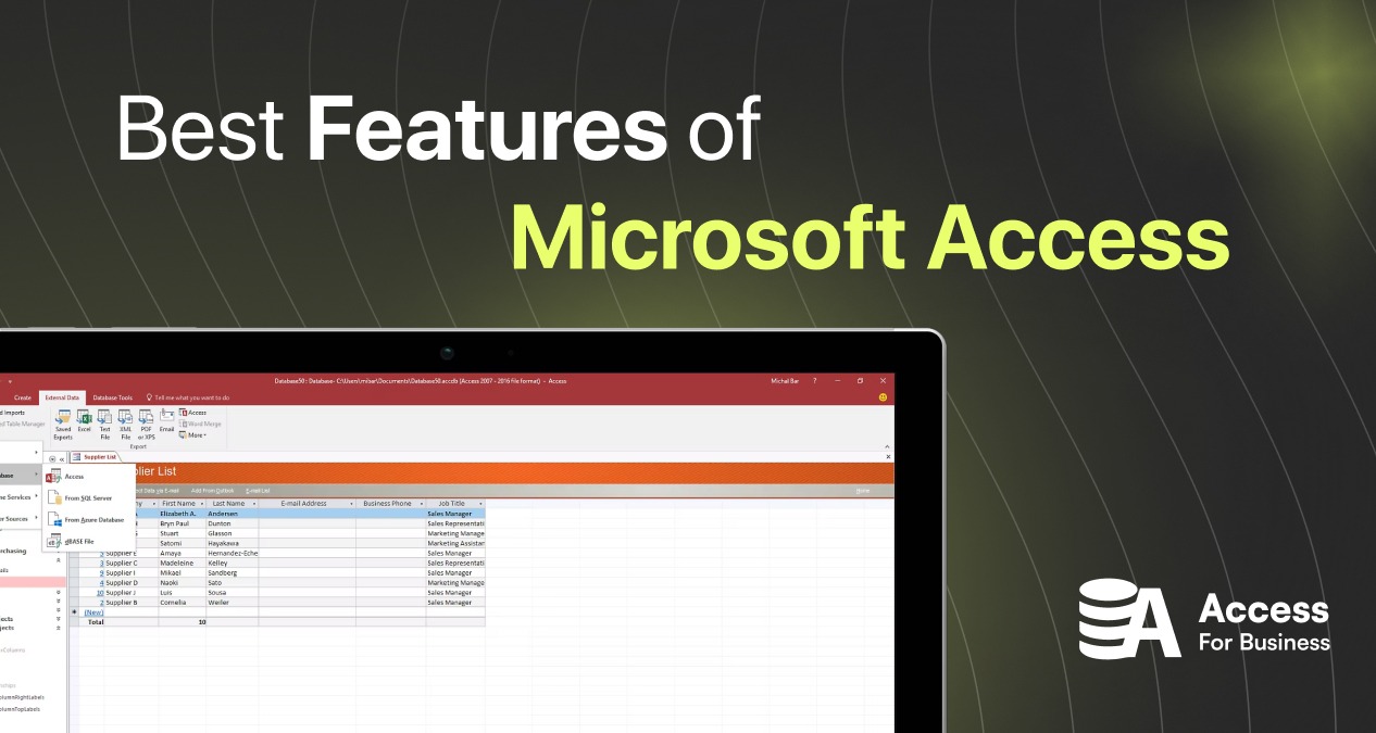 Microsoft Access: Top Features for Data Management